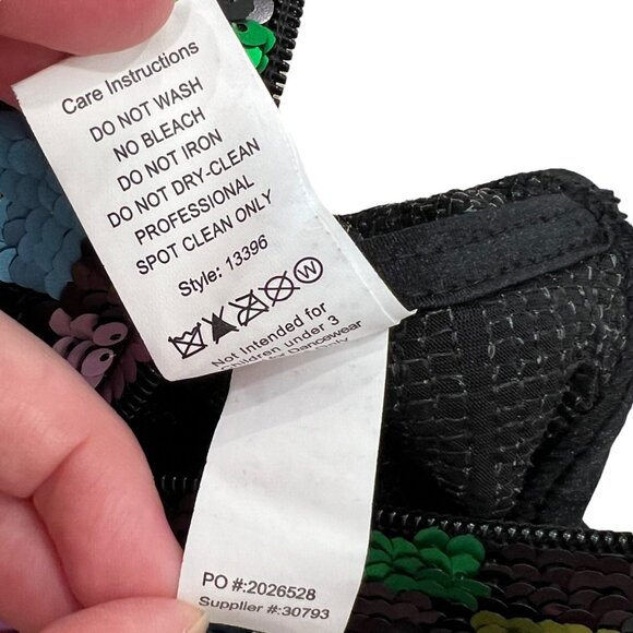 Weissman Sequin Dance Vest Checkered Multicolor Polyester/Spandex Child Small - Picture 5 of 5